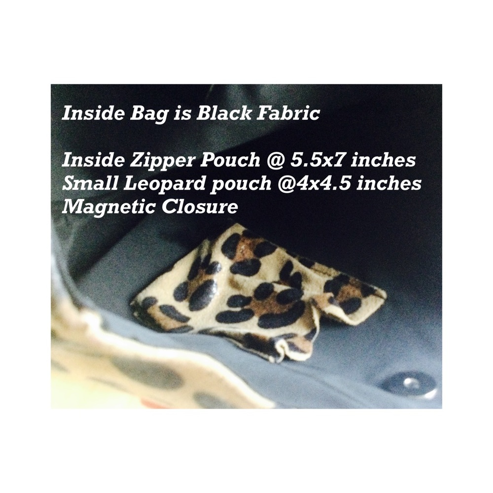 LEATHER LEOPARD BAG - Picture 8 of 8